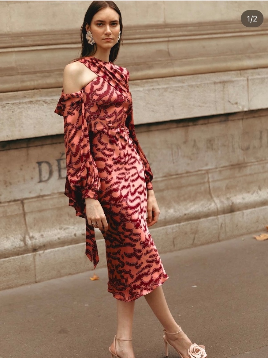 Vestido midi Redondo Brand L