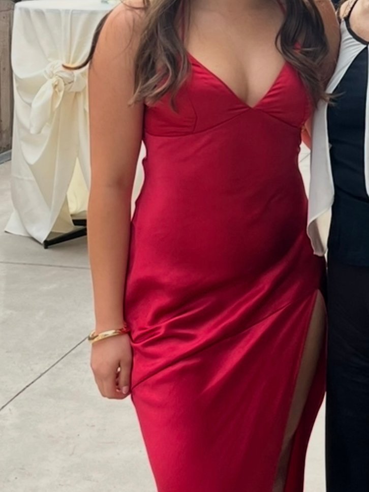 Vestido fiesta rojo