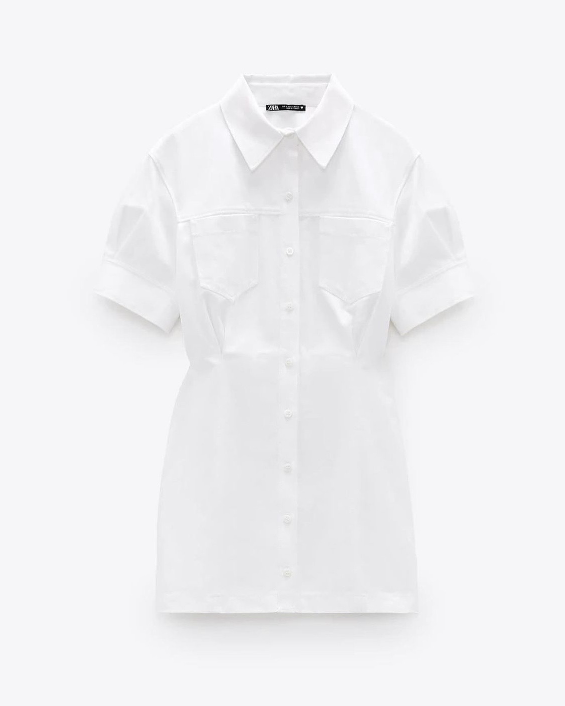 Vestido blanco denim