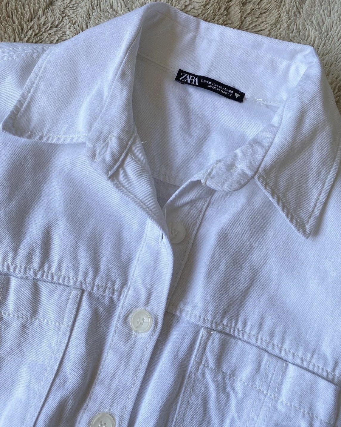 Vestido blanco denim  3