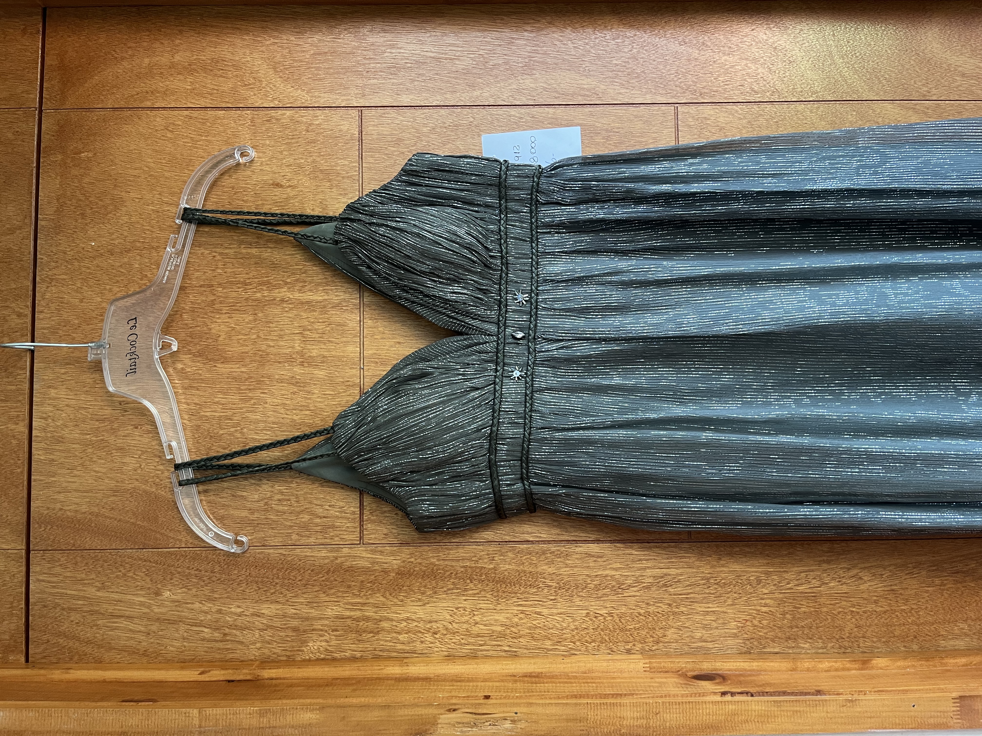Vestido fiesta nuevo talla 6 (largo rodilla)