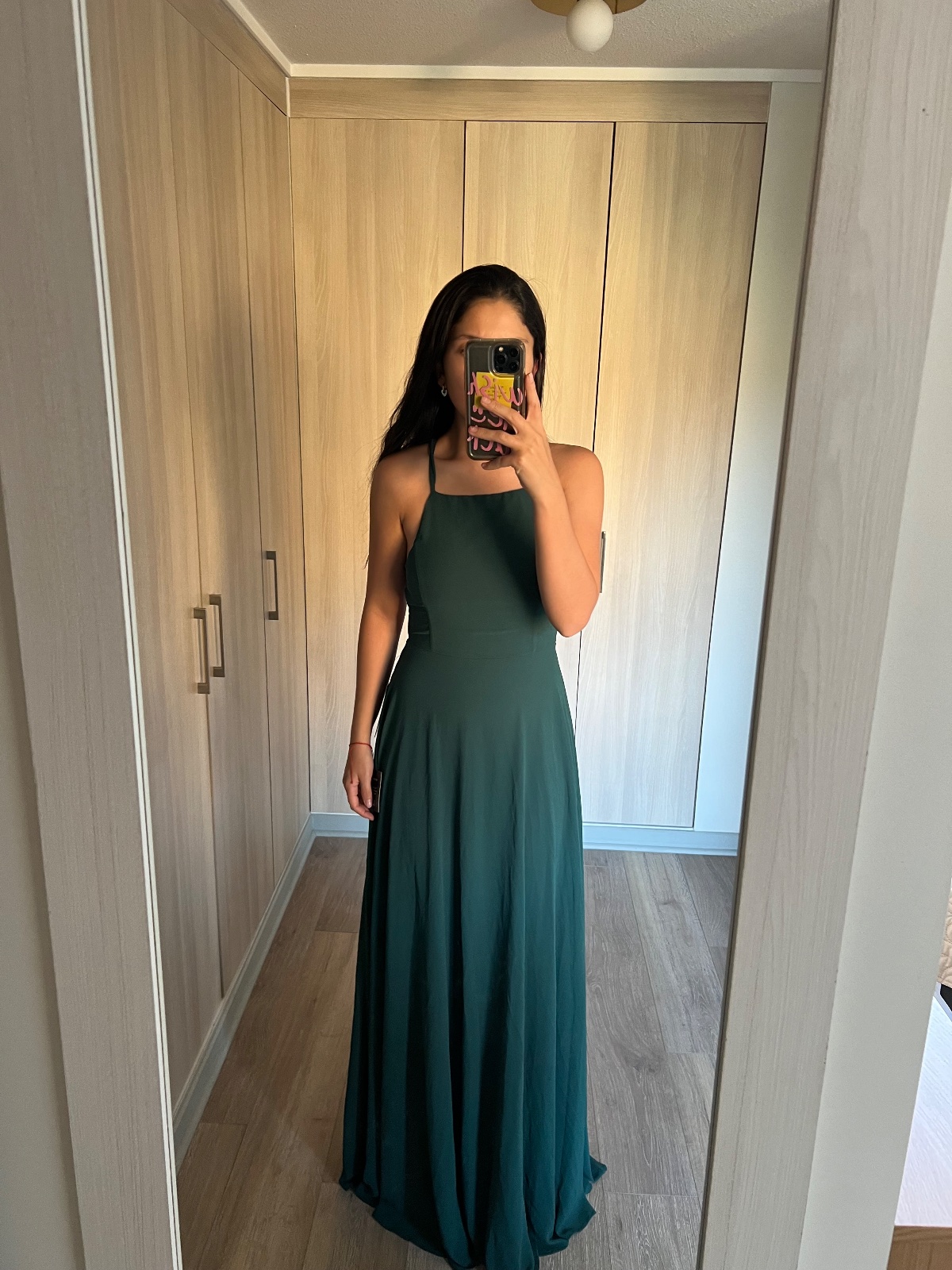 Vestido largo verde