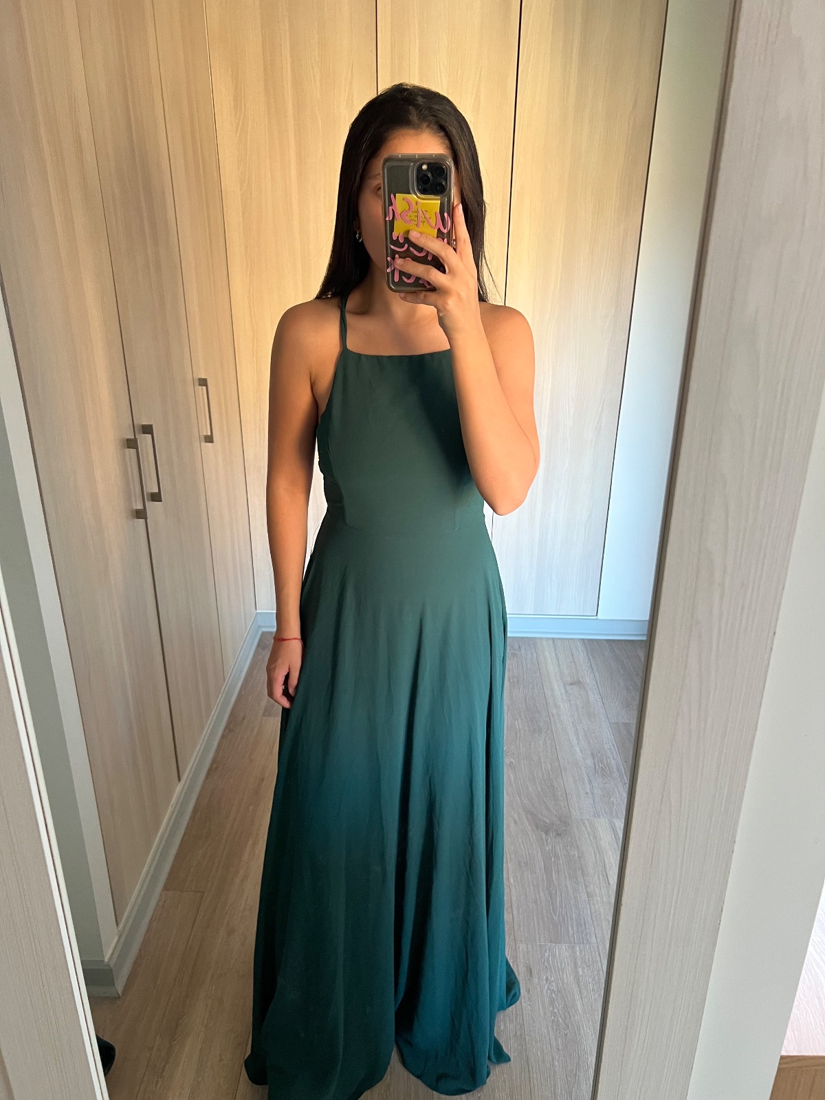 Vestido largo verde 4