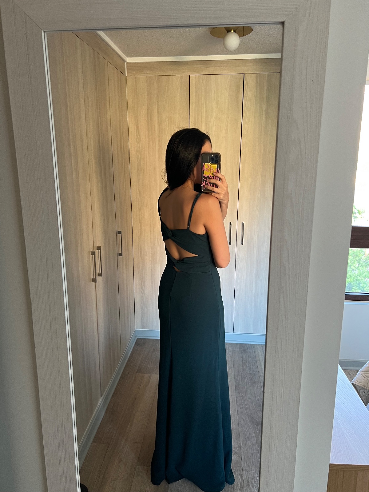Vestido verde botella 3