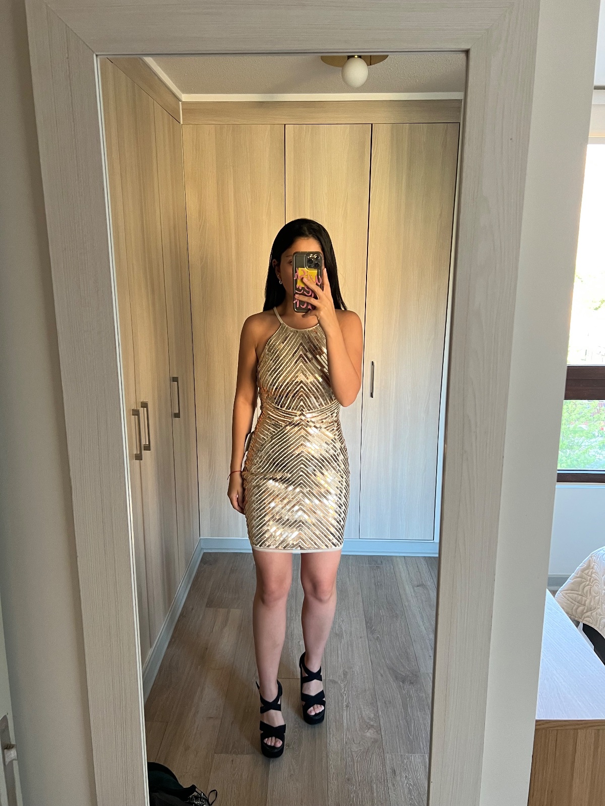 Vestido dorado 3
