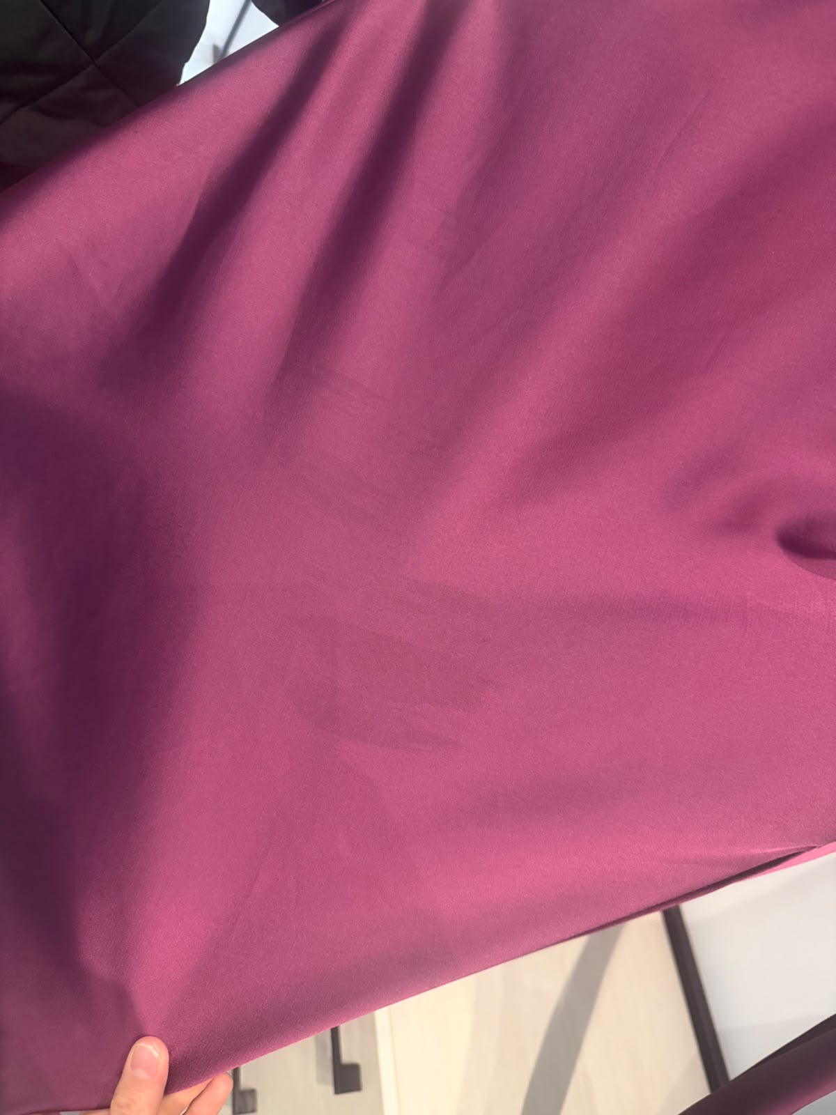 Vestido 1 hombro burdeo 3