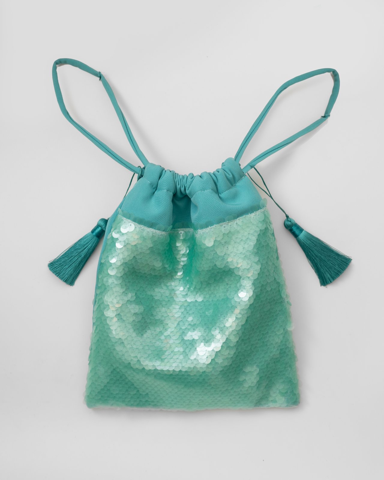 Bolso mano mostacillas