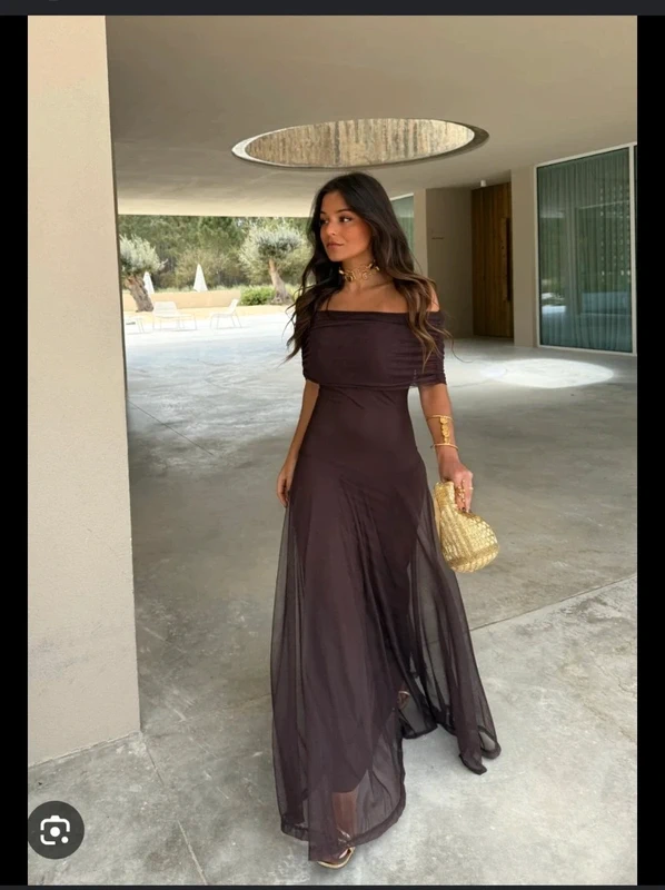Toledo Dress in Brown Marti Collection talla S