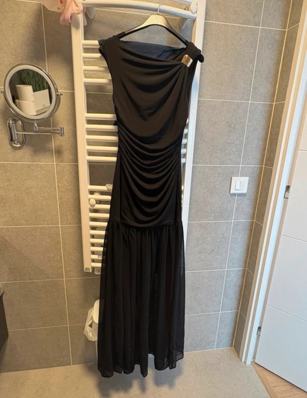 Vestido de cóctel de noche asimétrico 3