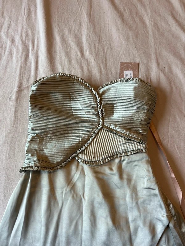 Vestido verde aguamarina 4