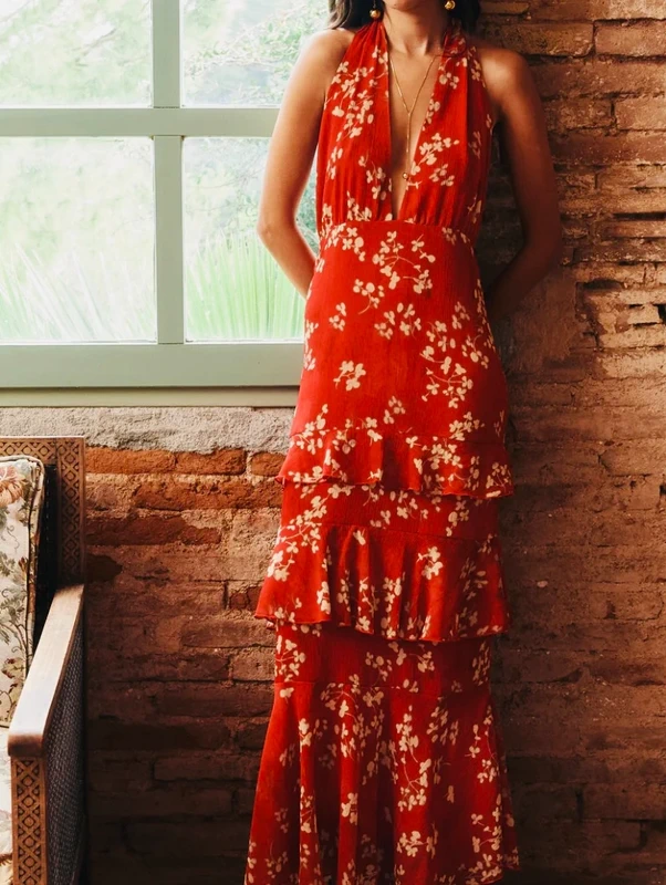 Vestido Baymo floral S 5