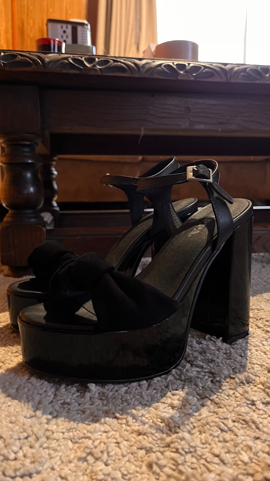 Sandalias negras