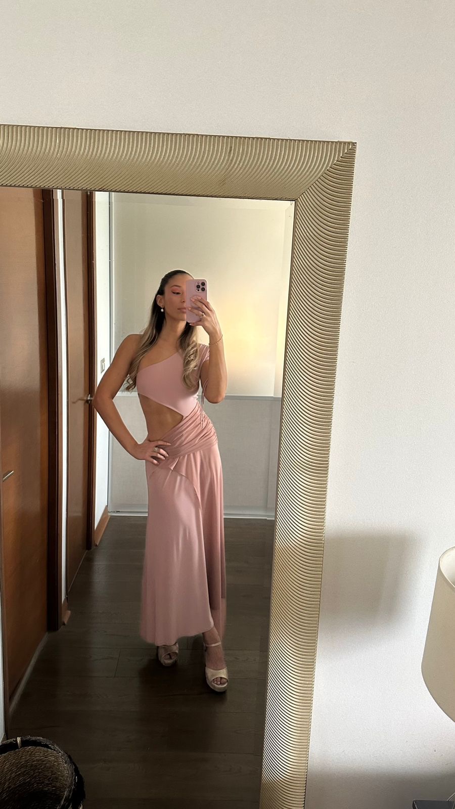Vestido Rosa Pastel