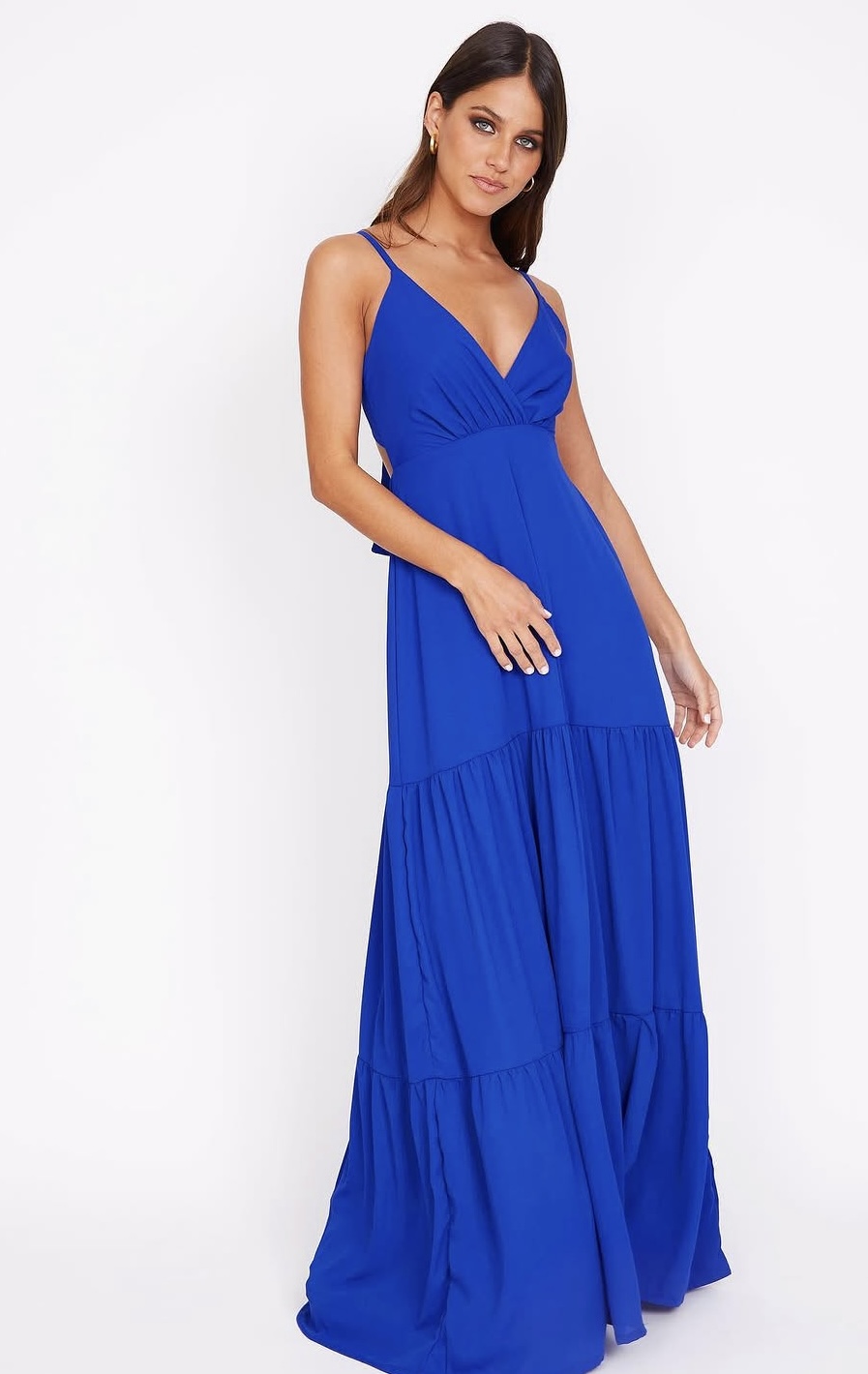 Vestido Leticia celeste  3