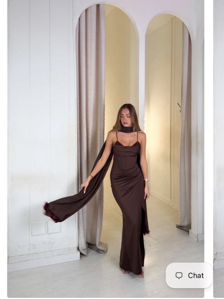 Vestido cafe