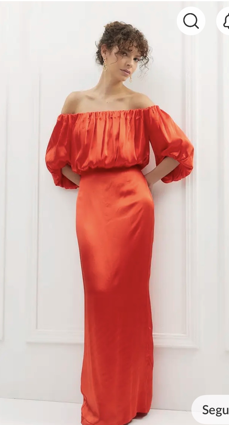 Vestido diseñador fiesta talla S