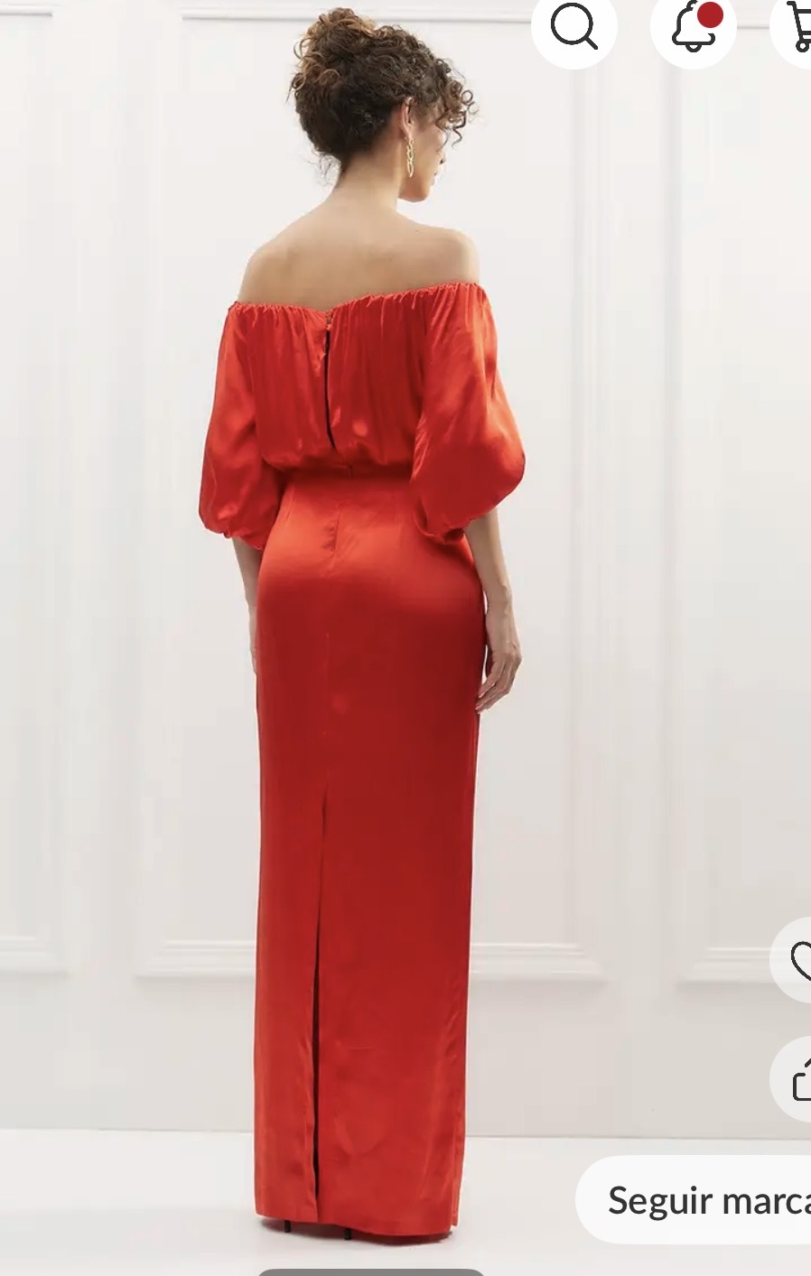 Vestido diseñador fiesta talla S