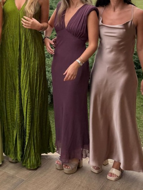 Vestido Midi Lady Pipa Burdeo/berenjena 4