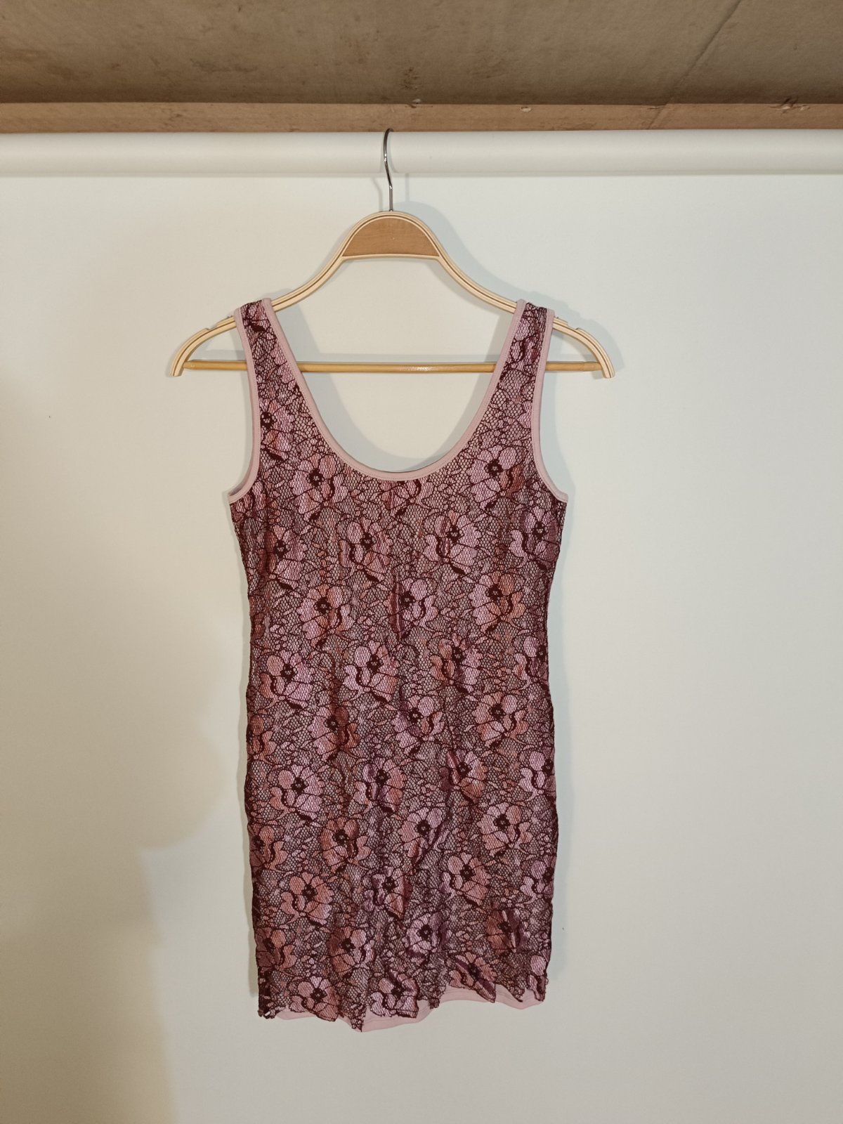 vestidos sybilla night talla m. rosa viejo. muy elasticado, mini, espalda rebajada