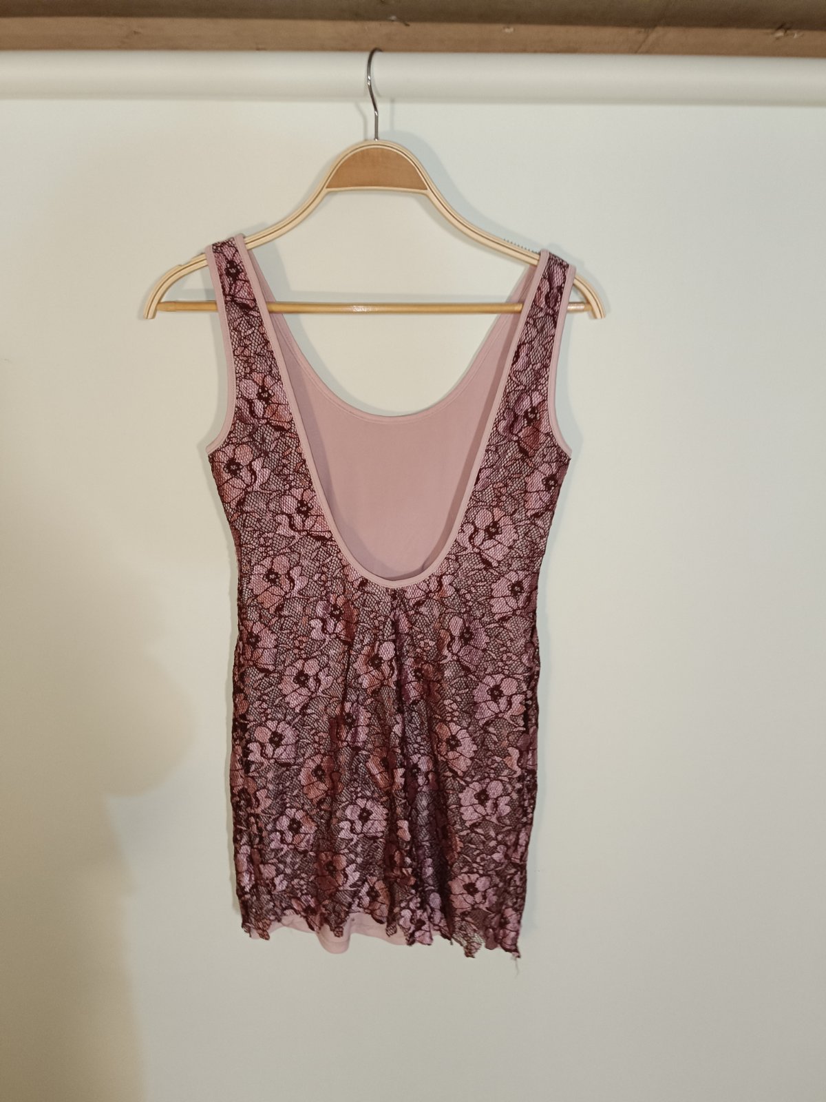 vestidos sybilla night talla m. rosa viejo. muy elasticado, mini, espalda rebajada